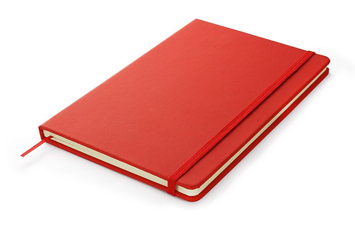 Notebook VITAL A5 eco-leather red