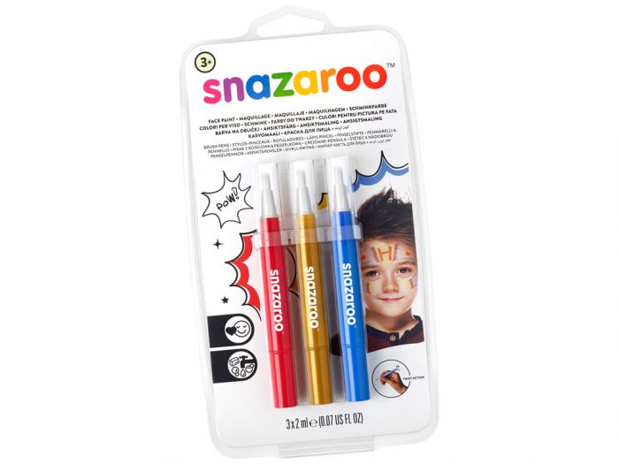 Face paint marker 3pcs. Adventure, Snazaroo
