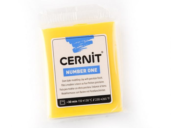 Polymer clay Cernit No.1 56g 700 yellow