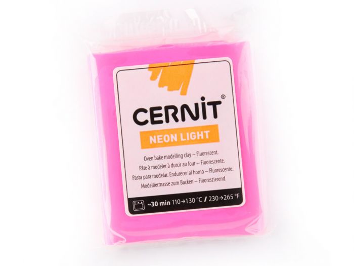 Polymer clay Cernit Neon 56g 922 fuchsia