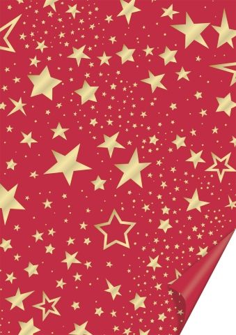 Motifed card 50x70cm 300g Heyda Star red