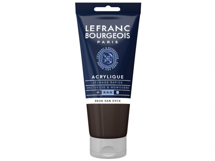 Acrylic paint LB Fine 80ml 111 van dyck brown