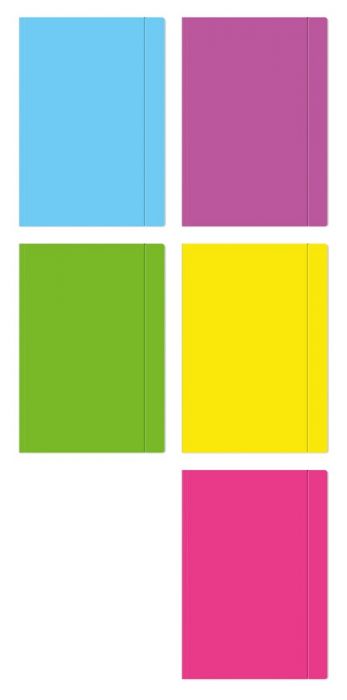 Kummiga mapp A3+ Fluo, kartong, assortii ,Interdruk