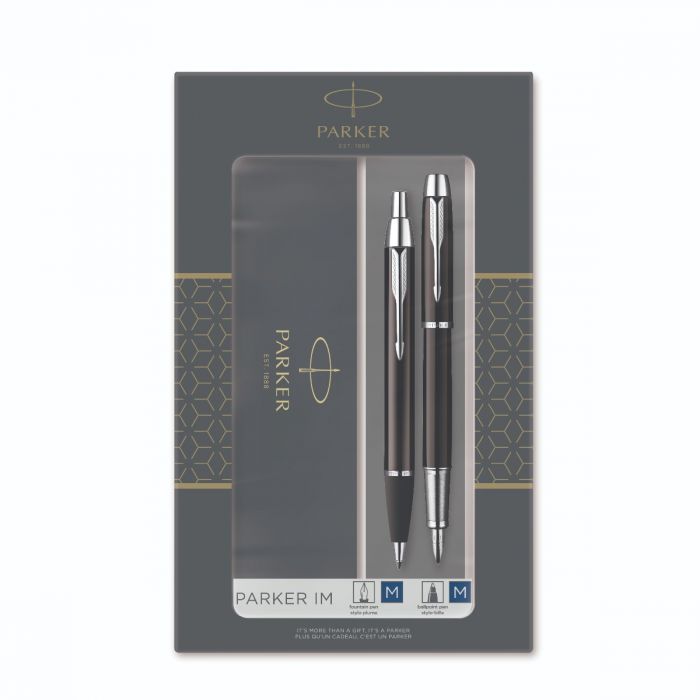 Kinkekomplekt Parker IM Black CT DUO,sulepea+pastapliiats