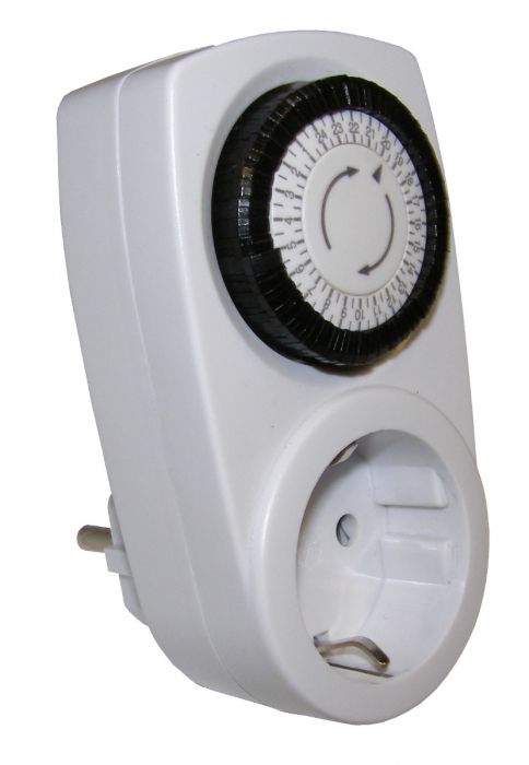 Timer mechanical, 1 socket, 24h Mini