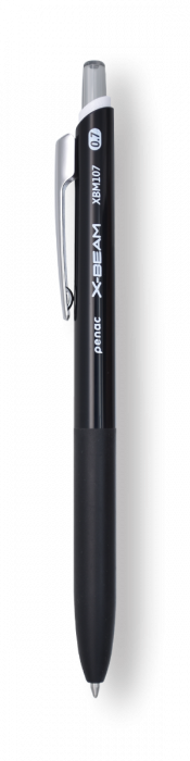 Pastapliiats Penac X-Beam XBM107 0,7mm, must,klõpsuga,metall klamber