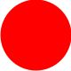 Safety - Safety circle red 10cm sticker (pack of 10)