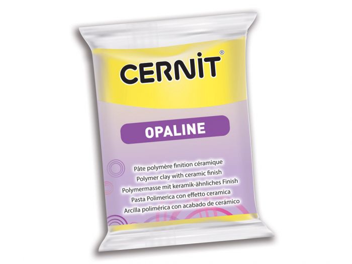 Polymer clay Cernit Opaline 56g 717 primary yellow