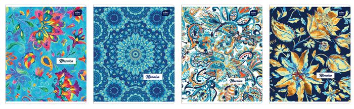 Kaustik 165x208 48 lehte, 23joont, MOZAICA assortii Interdruk