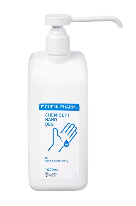 Antiseptic hand gel Chemisept Hand Des 1L (pump bottle)