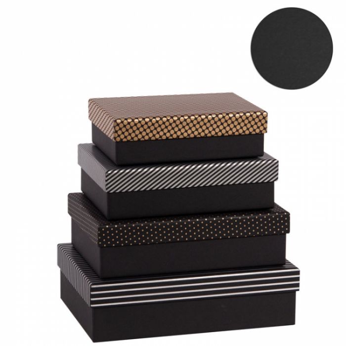 Gift box ARTEBENE 22x15,5x6cm Black Label gold