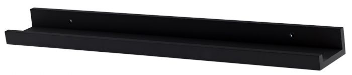 Picture Shelf Black MDF 00923, 70cm