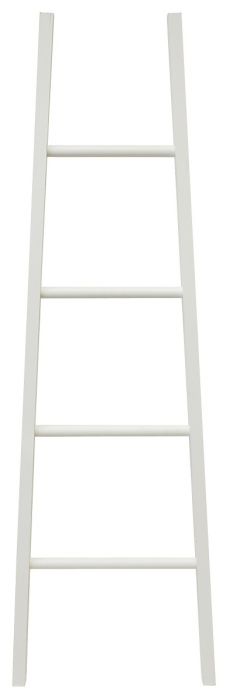 Ladder white 79921, H-155x31/48, 2.6kg/ wood
