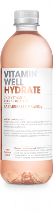 Vitamin drink Vitamin Well Hydrate 0,5l (plastic)