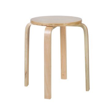 Taburet SIXTY-1 10152/ liimpuit kase spooniga D-41xH45cm/ naturaalne