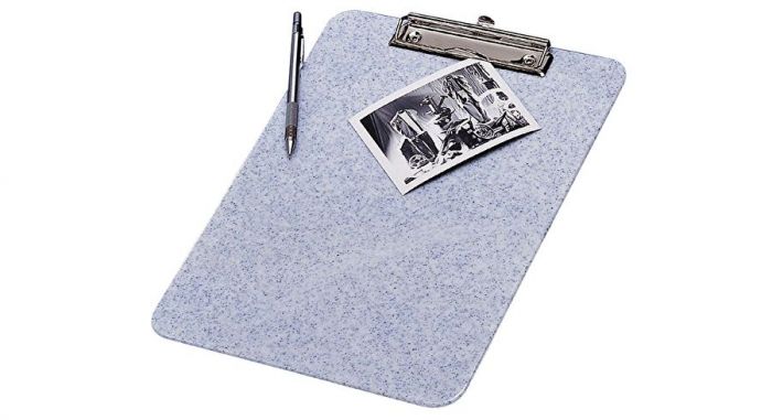 Clipboard A4, plastic, granite grey, Wedo
