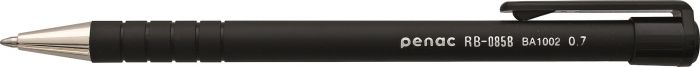 Pastapliiats Penac RB-085 0,7mm, must , klõpsuga