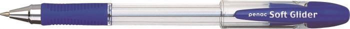 Pen Penac SoftGlider, 0.7mm, blue, with cap