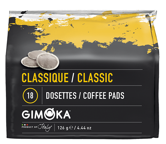 Kohvipadjad Gimoka Classic 18x7g (Philips Senseo kohvipadjad) 70%A / 30%R