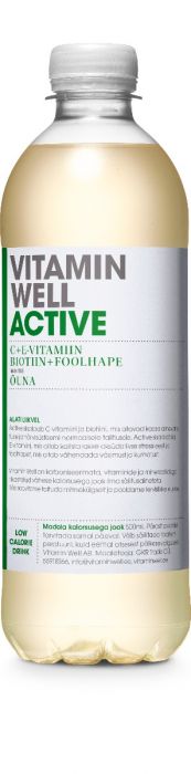 Vitamiinijook Vitamin Well ACTIVE  0,5l (plast)