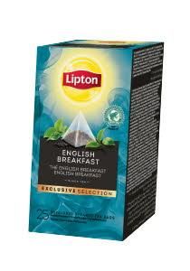 Must tee Lipton English Breakfast 2g*25tk/pk (püramiid,foolium)