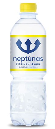 Mineraalvesi NEPTUNAS Lemon 0,5 (karboniseeritud, plast)