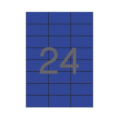 Etikett APLI 70x37 sinine, Ref.1592 /20l