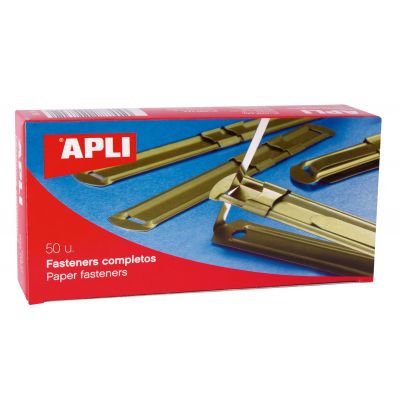 Gold metal fasteners 90 x 12 mm 50 u. Apli