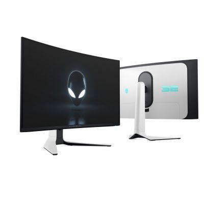 Dell | Curved Screen Gaming Monitor | AW3225QF | 31.6 " | OLED | 4K UHD | 16:9 | 240 Hz | 0.03 ms | 3840 x 2160 pixels | 1000 cd/m | Power connector, Security-lock slot, Joystick, USB-A, USB-B, USB-C