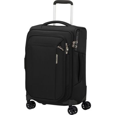 Suitcase Samsonite Respark Spinner 55 EXP, Ozone Black, 35x55x22/25cm, 39/44L, 2,5kg