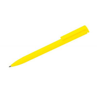 Pen KLIK yellow, blue refill