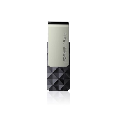 Silicon Power mälupulk 16GB Blaze B30 USB 3.0, must
