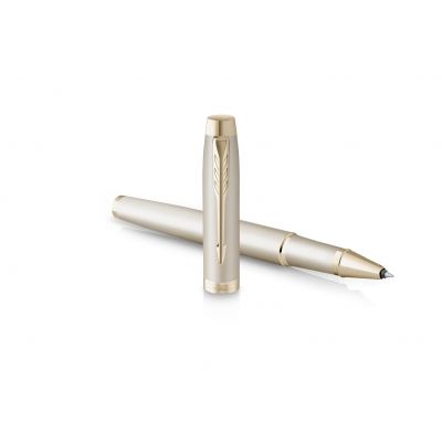 Roller ball Parker IM Professionals Monochrom Champagne, Fine black