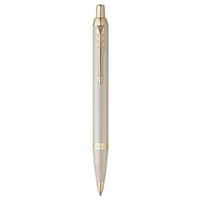 Ballpoint pen Parker IM Professionals Monochrom Champagne, Medium blue