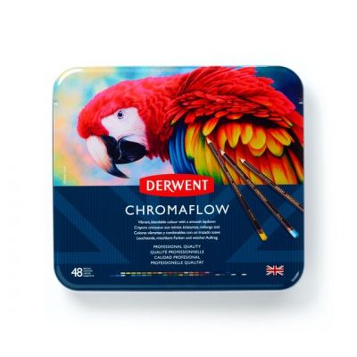 Colour pencils Derwent Chromaflow 48 pcs Tin