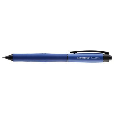 Retractable gel pen STABILO Palette F blue, ball 0,7mm/ line 0,4mm
