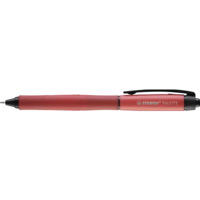 Retractable gel pen STABILO Palette F red, ball 0,7mm/ line 0,4mm
