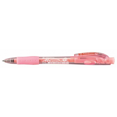 Ballpoint pen Stabilo Marathon line 0.45 mm pink