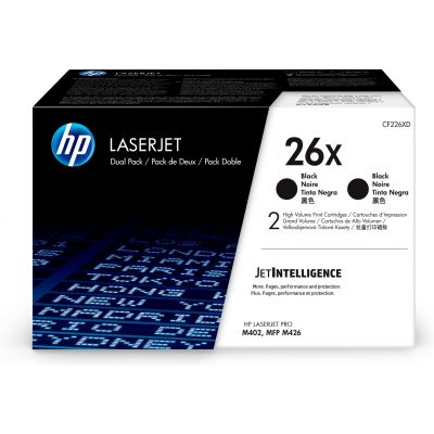 Toner HP CF226XD black HY / black high-capacity double pack 2x9000pcs LaserJet Pro M402, MFP M426