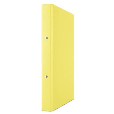 Ring binder A4, 2 ring, 20mm (spine 35mm) PP coated cardboard, yellow, Donau