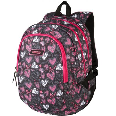 School bag Target 3 Zip Hearts