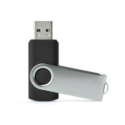 USB mälupulk TWISTER 4 GB must