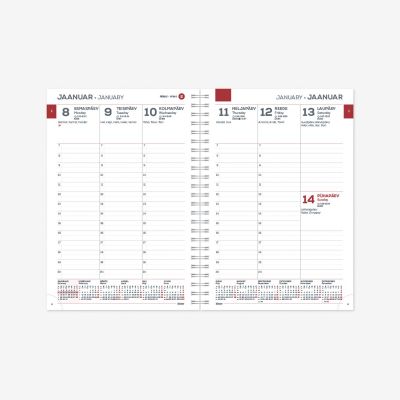 Calendar Contents A5 MINISTER Week V SpirEx Week