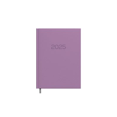 Raamatkalender KANTSLER Päev lavendel ,  kunstnahast kaaned, päeva sisu 2025a.