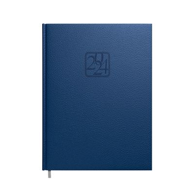 Book calendar A4 PRESIDENT dark blue, weekly content, vertical