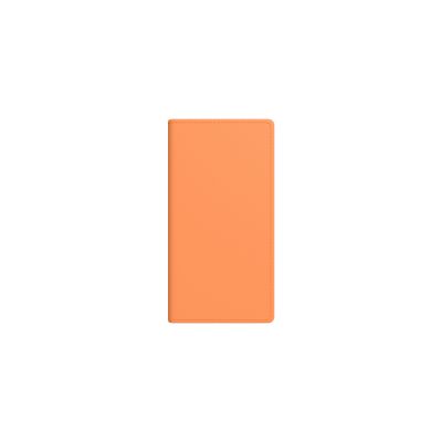 Midimärkmik SpirEx Nädal H oranz, spiraalköide, horisontaalne nädala sisu, kunstnahast kaaned