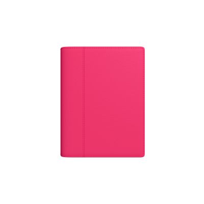 Book calendar CHANCELLOR SpirEx Week pink spiral binding, imitation leather covers