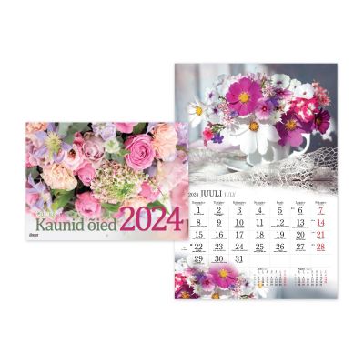 Wall Calendar - Beautiful Flowers