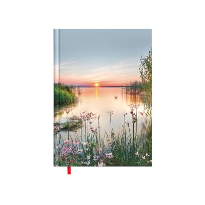 Raamatkalender Minister Disain Nädal H  Sunset A5, kõvaköide, pildiga kaaned, nädala sisu