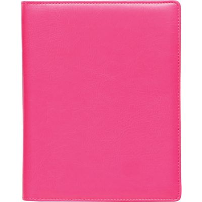 Boss A5 Week horizontal, pink, spiral binding, Comfort covers